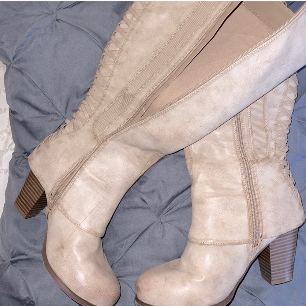 Wide fit Lattice Boots